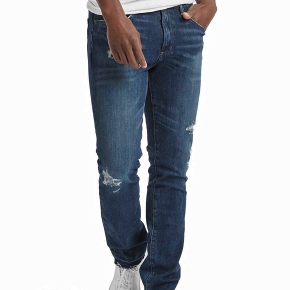 GAP Other - Gap Authentic Destructed Skinny Fit Jeans 28/30